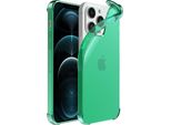 Smartphonica Iphone 12/12 Pro Custodia Trasparente In Silicone Antiurto Con Paracolpi - Verde