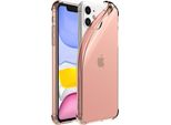 Smartphonica Iphone 11 Custodia In Silicone Antiurto Trasparente Con Paraurti - Rosa Chiaro