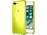 Smartphonica Iphone 7/8 Plus Custodia In Silicone Antiurto Trasparente Con Paraurti - Giallo Neon