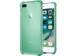 Smartphonica Iphone 7/8 Plus Custodia In Silicone Antiurto Trasparente Con Paraurti - Verde