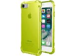 Smartphonica Iphone 6/6S Custodia In Silicone Antiurto Trasparente Con Paraurti - Giallo Neon
