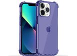Smartphonica Iphone 11 Pro Max Custodia In Silicone Antiurto Trasparente Con Paraurti - Blu Scuro