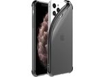 Smartphonica Iphone 11 Pro Custodia In Silicone Antiurto Trasparente Con Paraurti - Nero