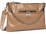 Replay Borsa A Tracolla Shoulder Bag Dirty Pale Beige Marrone Chiaro
