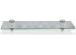 Mensola In Vetro 40X10X0,8 Cm Con Supporto Mensola In Vetro Mensola Da Parete Mensola Da Bagno Mensola Da Appendere Vetro Smerigliato
