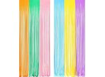 2 Pezzi Tenda Di Tinsel Arcobaleno Glitter Sfondo Decorazione Stagnola Frange Capodanno Compleanno Festa Di Nozze Decorazione Stelle Filanti Per Discoteca