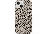 Burga, Custodia Per Iphone 13 Modello Resistente Agli Urti Almond Latte, Giallo Grigio