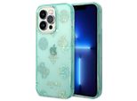 Iphone 14 Pro Cover - Plastica - Custodia Rigida Guess, Backcover - Turchese