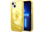 Cover Per Iphone 14 - Plastica - Custodia Rigida Guess, Backcover - Giallo