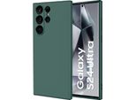Custodia Per Samsung Galaxy S24 Custodia In Gomma Antiurto In Silicone Liquido Ultra Morbido Verde Notte