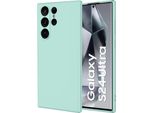 Custodia Per Samsung Galaxy S24 Custodia In Gomma Antiurto In Silicone Liquido Ultra Morbido Turchese