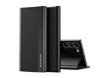 Custodia Per Samsung Galaxy S25+ Custodia Magnetica In Finto Cuoio Con Funzione Stand Nero