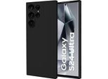 Custodia Per Samsung Galaxy S24 Ultra Soft Liquid Silicone, Custodia In Gomma Antiurto Nera