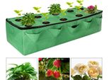 Vaso In Tessuto Da 20 Galloni, Sacchetto Per La Coltivazione 95X37.5X22Cm, Set Di Coltivazione Sacchetto Per La Coltivazione Con Chiusura Lampo Giardino Balcone Ortaggi Pomodori Fragole