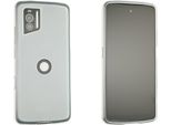 Caseroxx Custodia Protettiva In Tpu Compatibile Con Crosscall Stellar-X5 / X5S, Custodia In Gomma Per Cellulare Bianco-Trasparente