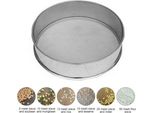 Setaccio Elettrico Vibrante Macchina Acciaio Inox Automatico Farina Setaccio Φ40Cm 220V (Solo Setaccio, 80 Mesh)
