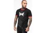 T-Shirt Uomo Regular Fit Trashed Nero/Rosso/Bianco S Tapout