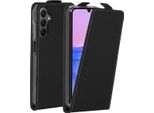 Custodia Per Samsung Galaxy A15/Samsung Galaxy A15 - Pelle Finta - Accezz Flip Case - Nero
