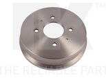 2X Tamburo Freno Posteriore 253016
