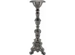 Casa Padrino Candeliere Barocco Argento Antico 15 X 13 X H. 44 Cm - Magnifico Candeliere Barocco In Metallo - Accessori Per La Decorazione Barocca