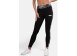 Leggings Donna Dorrery Camo Nero Xl Lonsdale