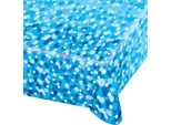 Amscan - Tovaglia Glitterata Per Feste, Carta SG28954 (Taglia Unica) (Blu)