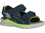 Ricosta Surf 4500102540 Sandalo, Ragazzi, Materiale Misto, Storm (Verde), Larghezza Media - Scarpe Per Bambini, Misura 18 - 26, Verde