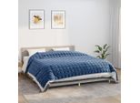 The Living Store Coperta Pesata Blu 220X260 Cm 11 Kg Tessuto