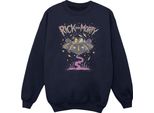 Rick And Morty - Felpa Da Uomo BI43696 (Xxl) (Blu Navy)