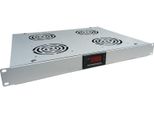 Alantec SA-F-1U-4-TS Pannello Di Ventilazione Con Termostato 19" 1U, 4 Ventole, Grigio"