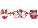 Disney - Café - Bandiera - Cartone SG29668 (Taglia Unica) (Rosso/Bianco/Nero)