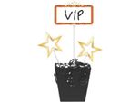 Creative Converting - Stock - Centrotavola Per Feste "Hollywood Lights"" 3-Pack - Carta SG29084 (Taglia Unica) (Bianco/Rosso/Oro)"