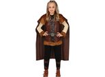 Avventura Vichinga Per Bambini Mantello Tunica Pantaloni Costume Vichingo Costume Carnevale Gioco Di Ruolo Storico Festa Di Carnevale Costume Festa Vichinga, Taglia: 110/116 Colore: Marrone