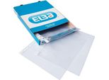 Elba Scatola Con Buste A4 Perforate 70 Micron Superficie Di Cristallo 100 Unità Trasparente Trasparente Taglia Unica