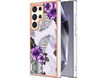 Custodia Per Samsung Galaxy S24 Ultra Modello Tpu Silicone Antiurto Custodia Bumper Viola