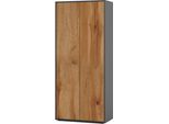 Simplyfurn Armadio Ufficio Amira T00, Armadio Chiuso Con 2 Grandi Ante, Anthrazit E Rovere Wotan, Push-To-Open, 180X80X40 Cm, Armadio Per Documenti Per Ufficio E Home Office.