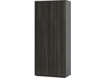 Simplyfurn Armadio Ufficio Amira T00, Armadio Chiuso Con 2 Grandi Ante, Anthrazit E Avola Antracite, Push-To-Open, 180X80X40 Cm, Armadio Per Documenti Per Ufficio E Home Office.