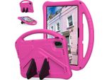 Custodia Per Bambini Per Infinix Xpad 11" 2024, Custodia Antiurto Leggera In Eva Con Supporto E Maniglia Pieghevoli Rosa"