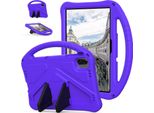 Custodia Per Bambini Per Infinix Xpad 11" 2024, Custodia Antiurto Leggera In Eva Con Supporto Pieghevole E Maniglia Viola"