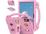 Custodia Protettiva Per Lenovo Tab M11 2023 Tb-330Fu/Xiaoxin Pad 2024 11" TB-331FC, Simpatica Custodia Per Bambini, Antiurto Con Maniglia E Supporto Rosa"