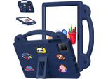 Custodia Protettiva Per Oscal Pad 15/Blackview Tab 11 Wifi/Tab 11/11 Se 10.36", Custodia Per Bambini, Antiurto Con Maniglia E Supporto Blu Scuro"