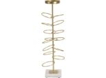 Mauro Ferretti Portacandele Anelli 14X13X46 Cm Color Oro Bianco