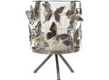 Mauro Ferretti - Sostegno Per Candela Farfalle 15X23,3 Cm Multicolore
