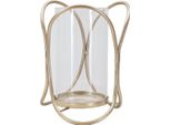 Mauro Ferretti Portacandele Glox Scuro Ø16X21.5Cm Bronzo