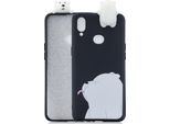 Per Samsung A10S A20S Colore Pittura 3D Cartoon Animale Completo Protettivo Morbido Tpu Custodia Del Telefono Cellulare Nero