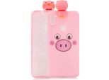 Per Samsung A11 Tpu Back Cover 3D Cartoon Painting Soft Mobile Phone Case Shell Little Pink Pig