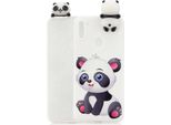 Per Samsung A11 Soft Tpu Back Cover 3D Cartoon Painting Mobile Phone Case Protective Cover A Panda