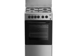 Beko CSS42014FS Küchenherd Freistehender Herd A Elektro Gaskochfeld Schwarz, Silber