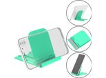 Q11 Supporto Auto Porta Cellulare Pieghevole Porta Tablet Verde