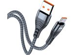 Cavo Usb Tipo C 6A 66W Ricarica Veloce Caricatore Cavo Dati Per Huawei Xiaomi Samsung Oppo 1 Metro